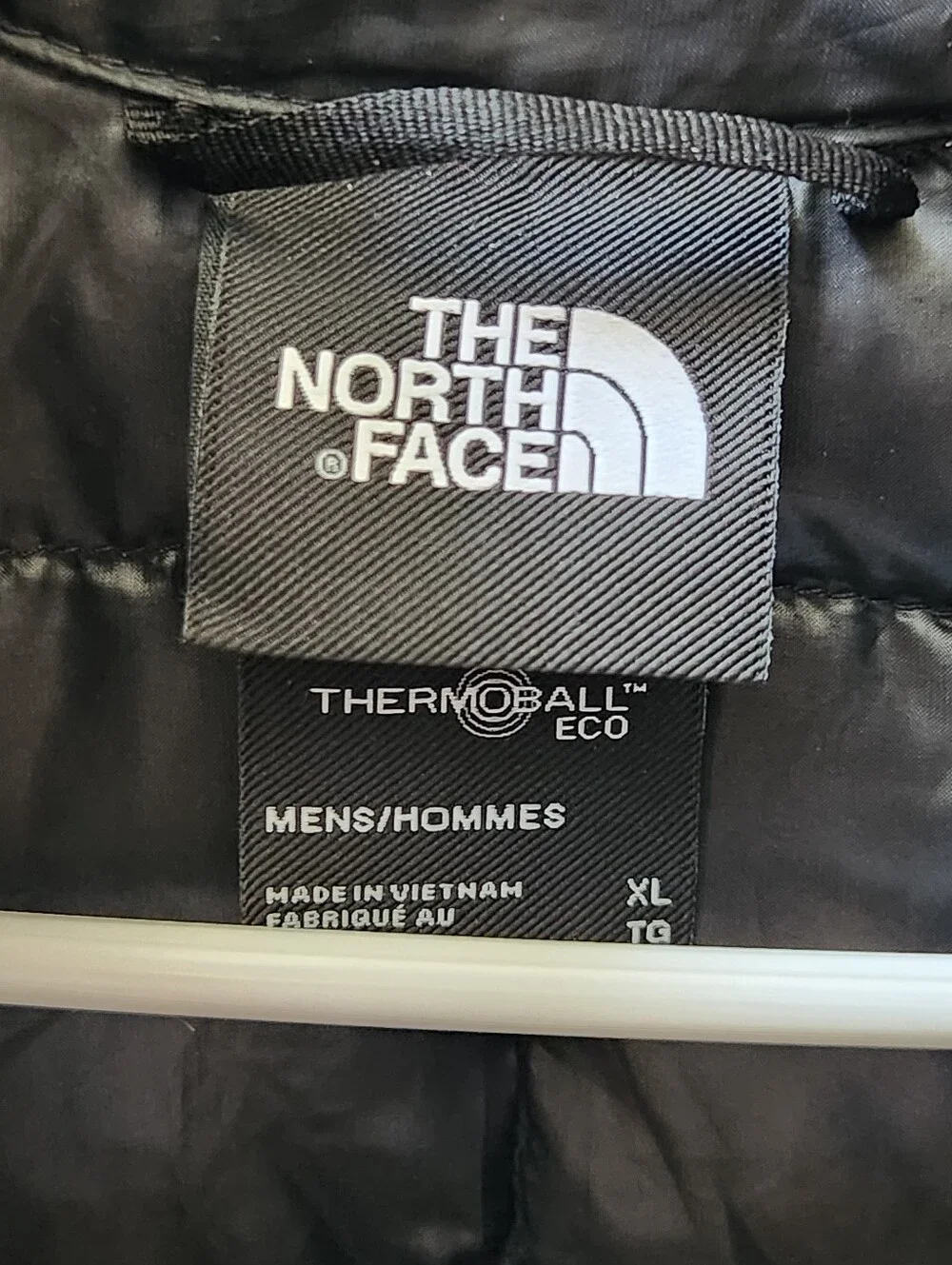 The North Face black puffer vest Men's XL